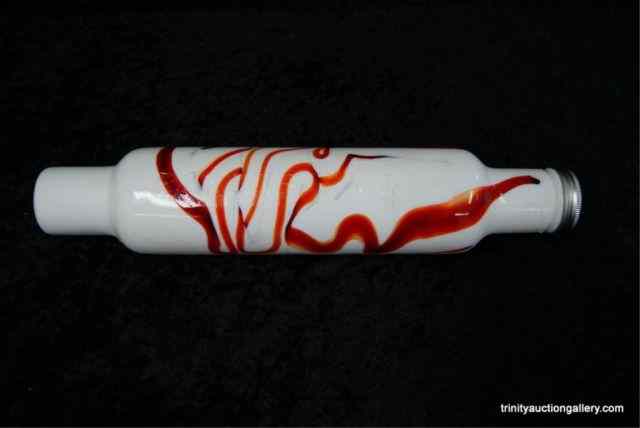 Appraisal: Vintage Bakers Choice Art Glass Rolling PinFrom the estate is