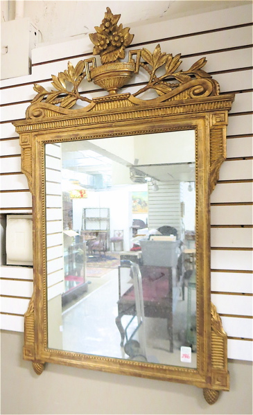 Appraisal: FEDERAL STYLE GILTWOOD FRAMED WALL MIRROR American th century a