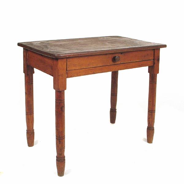 Appraisal: An American work table height in length in width in