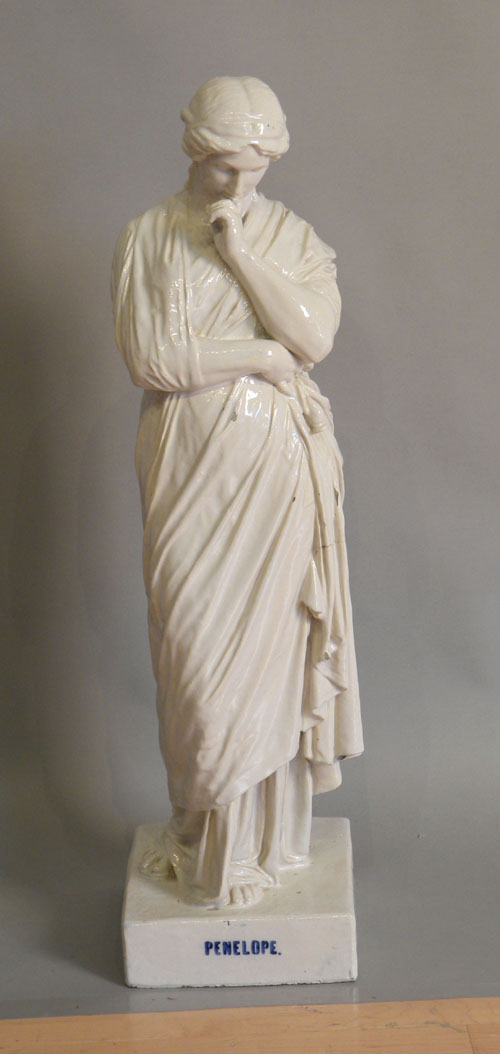 Appraisal: Italian terra cotta figure of Penelope h