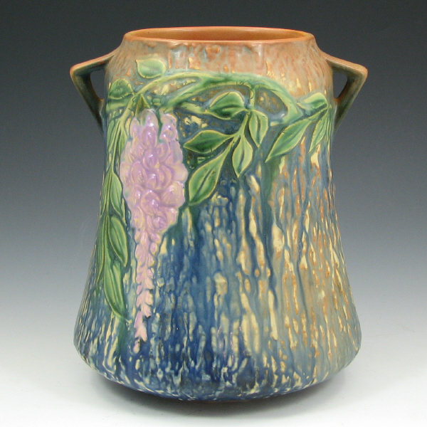 Appraisal: Roseville Wisteria - Vase Roseville blue Wisteria - vase Rich