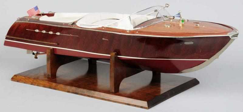 Appraisal: Riva Aquarama Runabout Boat by Robert Smolka Circa Plank on