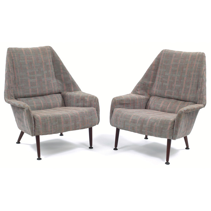 Appraisal: Ernest Race Flamingo chairs pair by Race Furniture Ltd England