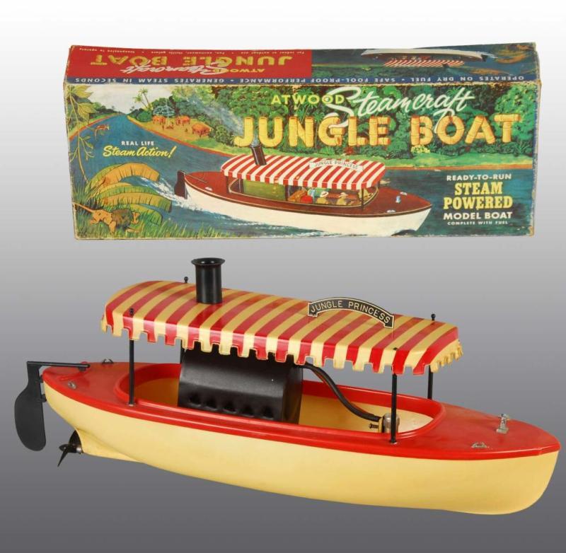 Appraisal: Atwood Steamcraft Jungle Boat Description Atwood Motors of Montrose California