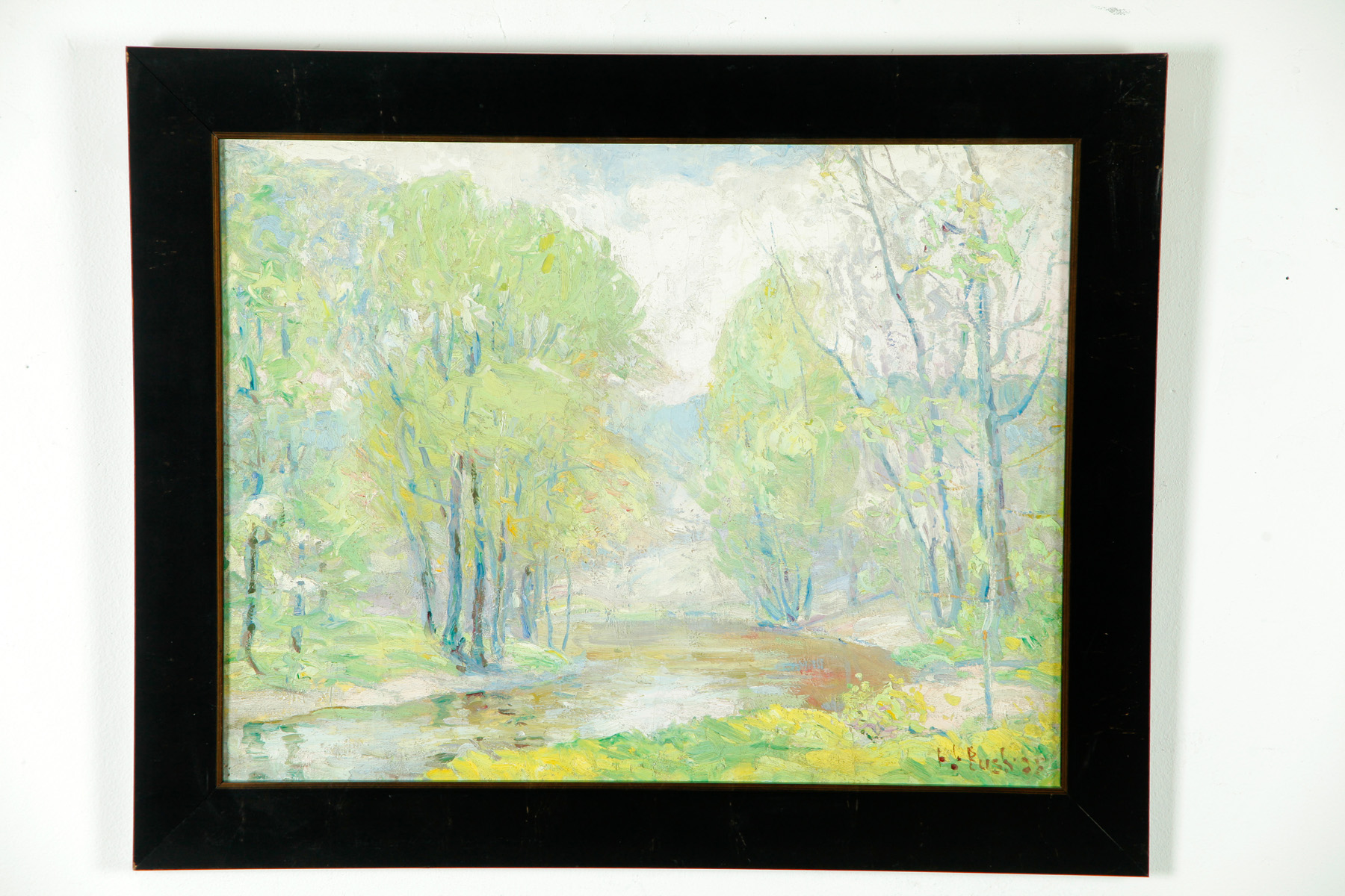 Appraisal: LANDSCAPE AMERICAN SCHOOL ST HALF- TH CENTURY Oil on board