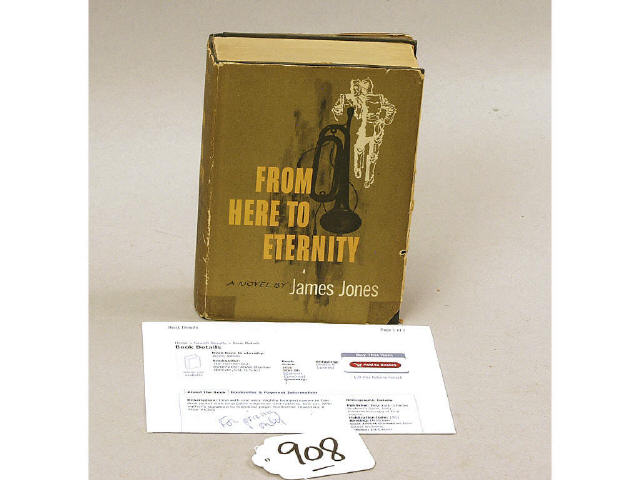 Appraisal: From Here To Eternity by James Jones limited signed presentation