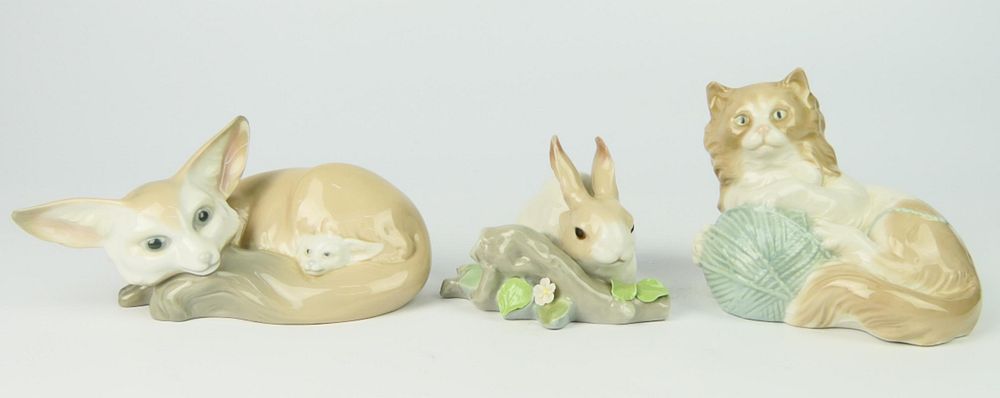 Appraisal: LLADRO NAO ANIMAL FIGURAL GROUP LLADRO NAO ANIMAL FIGURAL GROUP