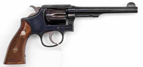 Appraisal: Smith Wesson Model M P Double-Action Revolver spl cal ''