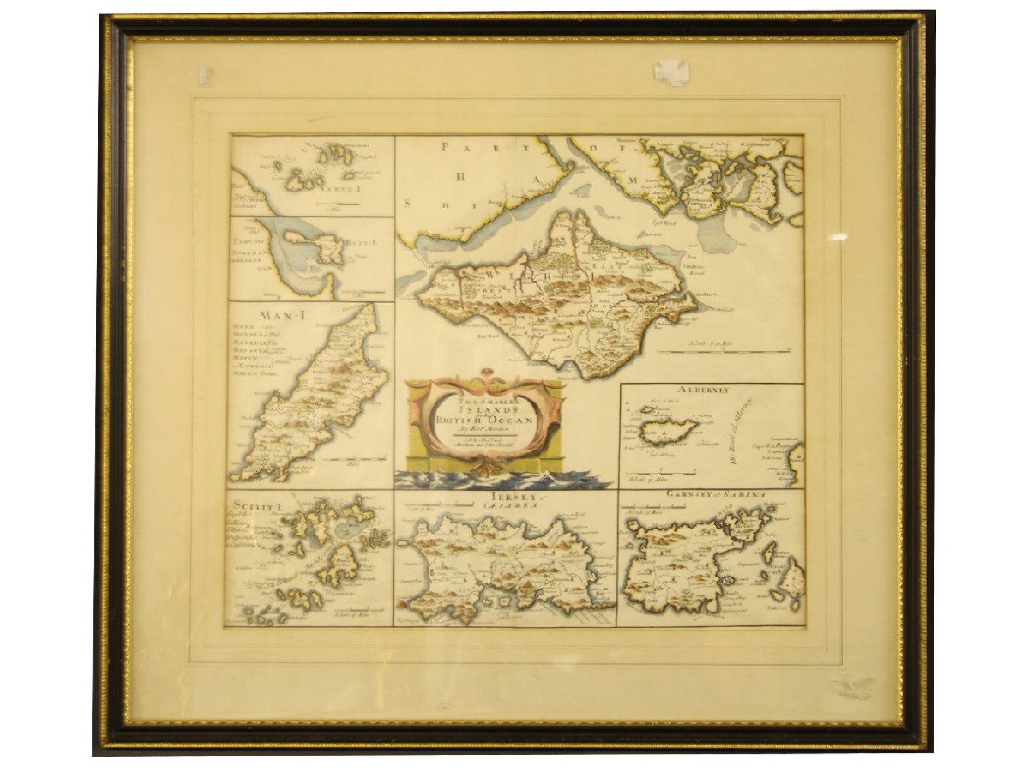 Appraisal: Antique map - 'The smaller islands in the British Ocean'