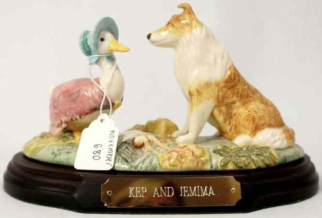 Appraisal: Beswick Beatrix Potter Tableau Figure Kip and Jemima Limited Edition