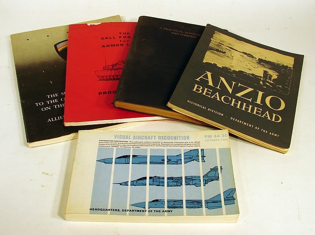 Appraisal: Lot consisting of five military related volumes