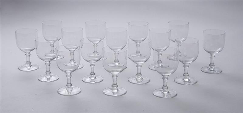 Appraisal: SET OF TWENTY-TWO BACCARAT CRYSTAL WHITE WINES AND NINE MATCHING