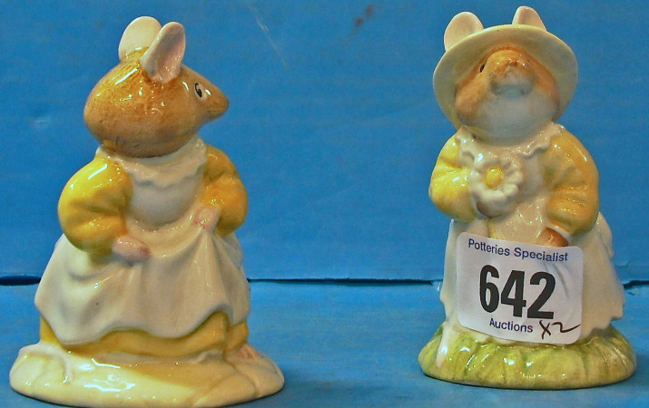 Appraisal: Royal Doulton Brambly Hedge Figures Catkin DBH and Primroses Woodhouse