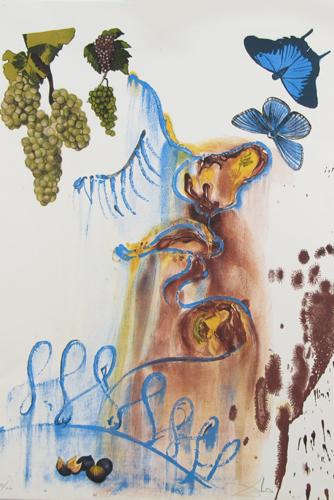 Appraisal: SALVADOR DALI Spanish - An original color lithograph on Arches