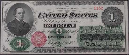 Appraisal: United States Legal Tender bill Series of Friedberg New with