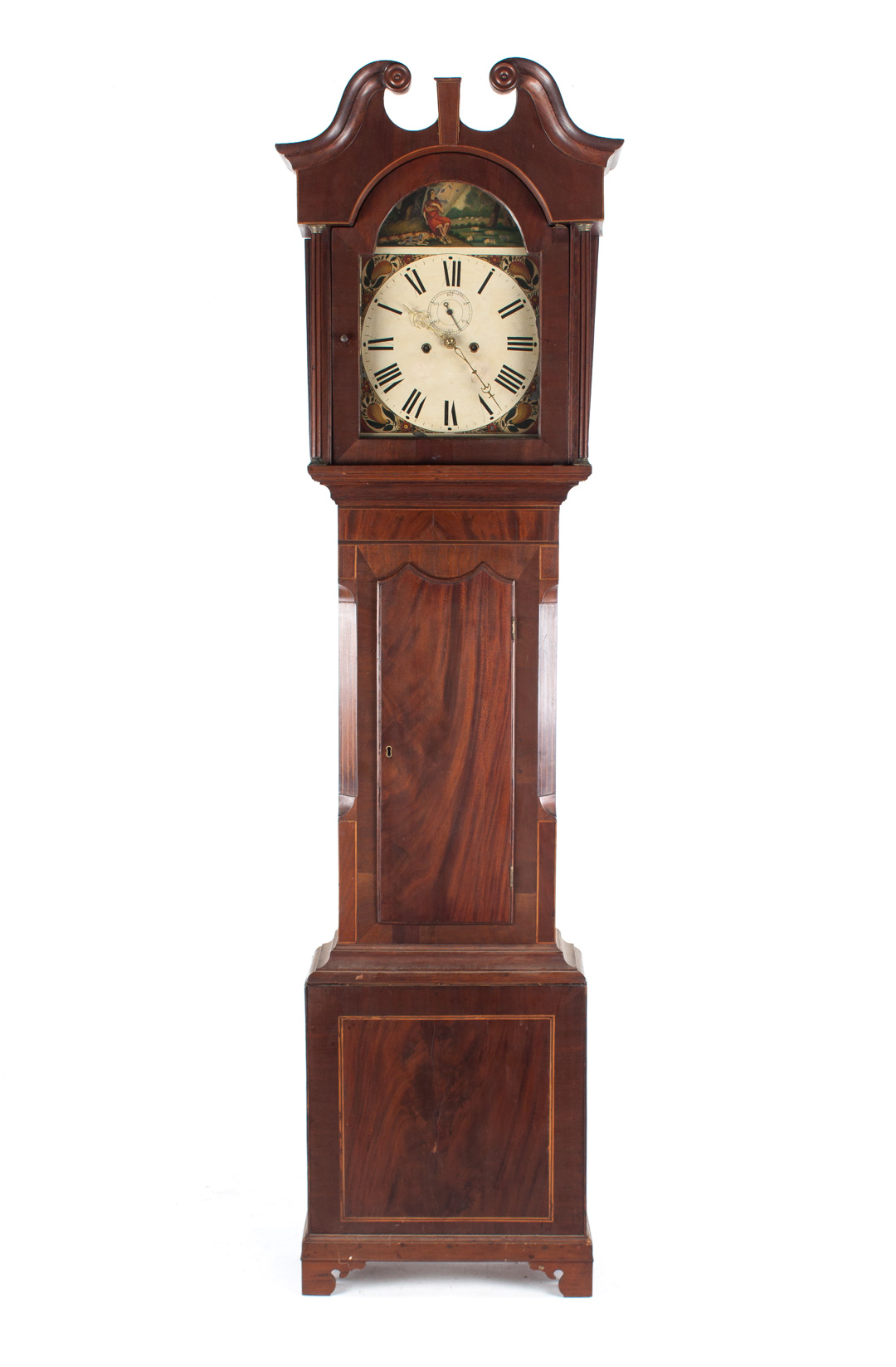 Appraisal: George III mahogany tall-case clock late th early th century