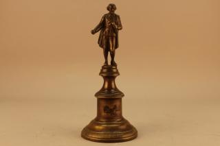 Appraisal: th Century Bronze Shakespeare figure th Century Bronze Shakespeare figure