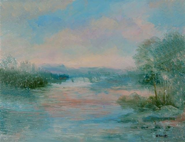 Appraisal: GARY DUDA AMERICAN IMPRESSIONIST b 'Reflections of an early morning'