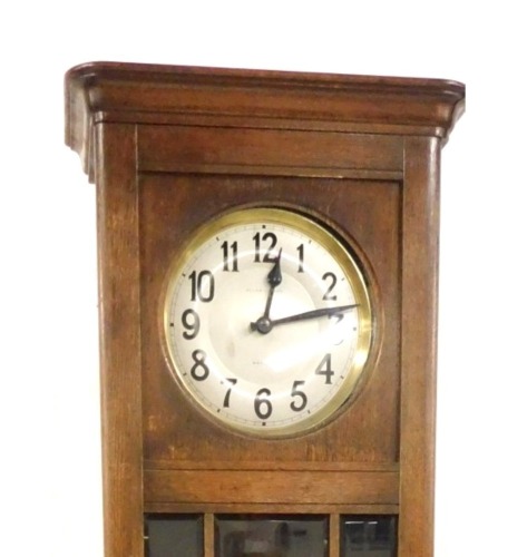 Appraisal: Allan Gibson of Nelson An early thC oak longcase clock