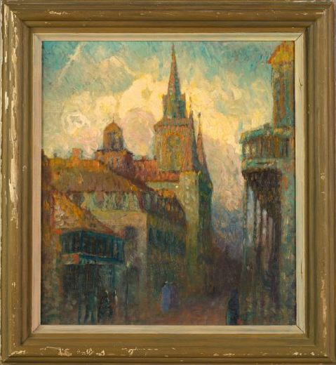 Appraisal: Knute Heldner American New Orleans - View of St Louis