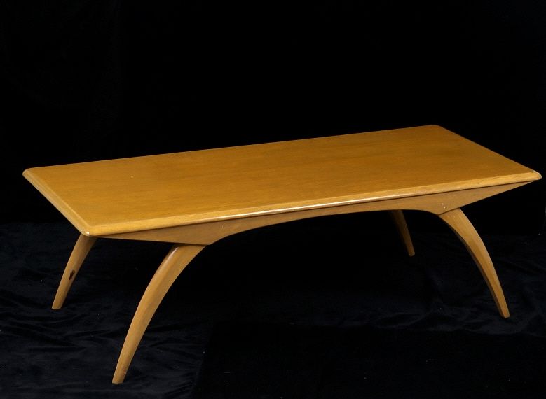 Appraisal: Mid 's Haywood Wakefield Coffee Table Featured in this lot