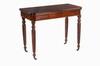 Appraisal: CARD TABLE - Sheraton period mahogany card table with hinged