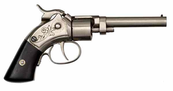 Appraisal: Massachusetts Arms Percussion Pocket Revolver cal '' round barrel S