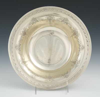 Appraisal: A Large Sterling Silver Centerpiece Bowl by Towle Decorated with