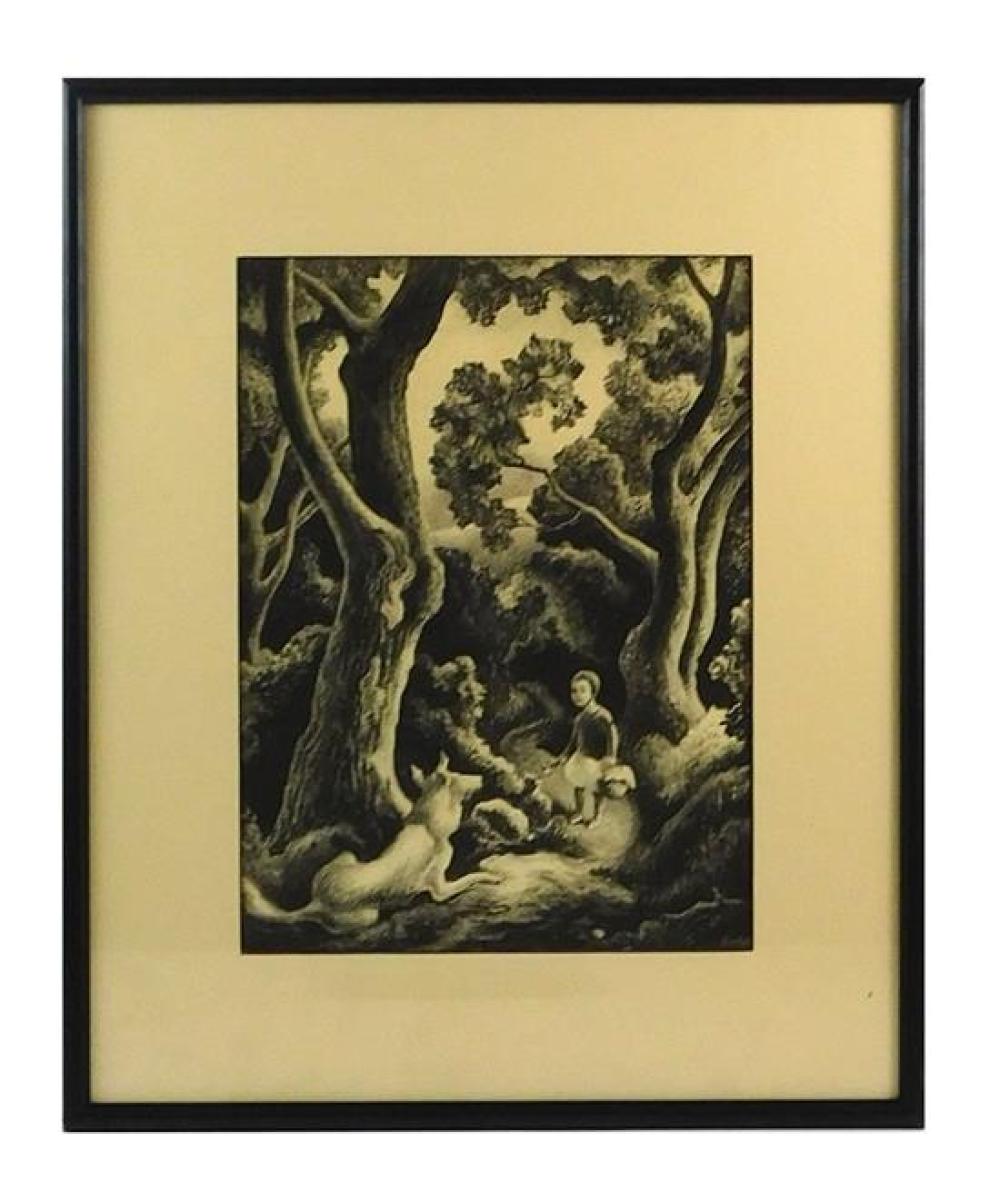 Appraisal: Thomas Hart Benton American - Jessie and Jake lithograph ed