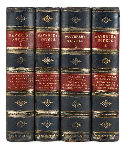 Appraisal: Books and Manuscripts The Waverly Novels Edinburgh vols to blue