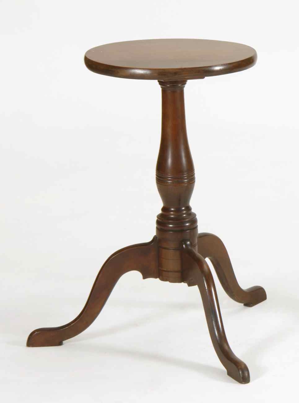 Appraisal: ANTIQUE AMERICAN QUEEN ANNE CANDLESTAND New England Third Quarter of