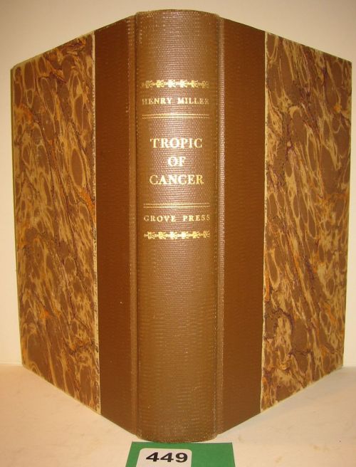 Appraisal: SIGNED LIMITED EDITION MILLER HENRY Tropic of Cancer vo gilt-lettered