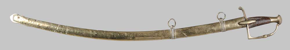 Appraisal: Brass-Mounted Cavalry Saber Continental late th early th century stirrup-type