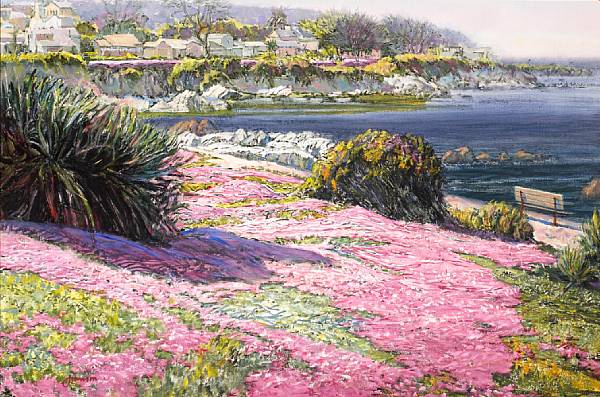 Appraisal: Lois E Johnson born Pacific Grove April signed 'Johnson' lower