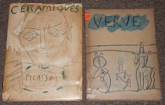 Appraisal: Books Picasso Two items Verve Volume V No - Paris