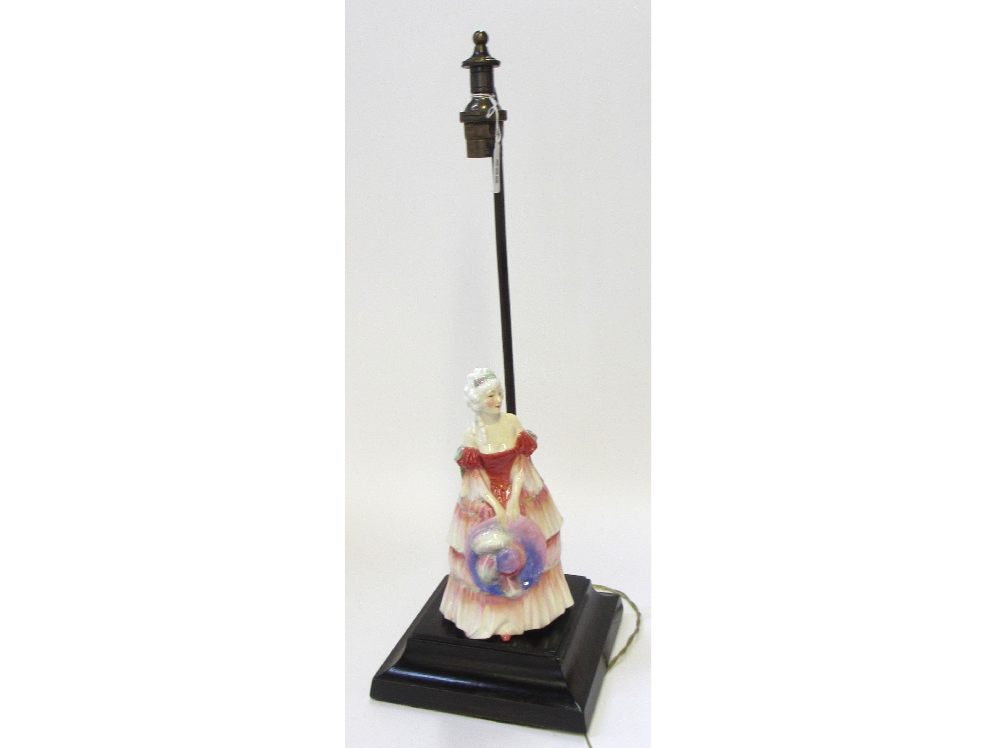 Appraisal: Royal Doulton figure Veronica mounted as a lamp