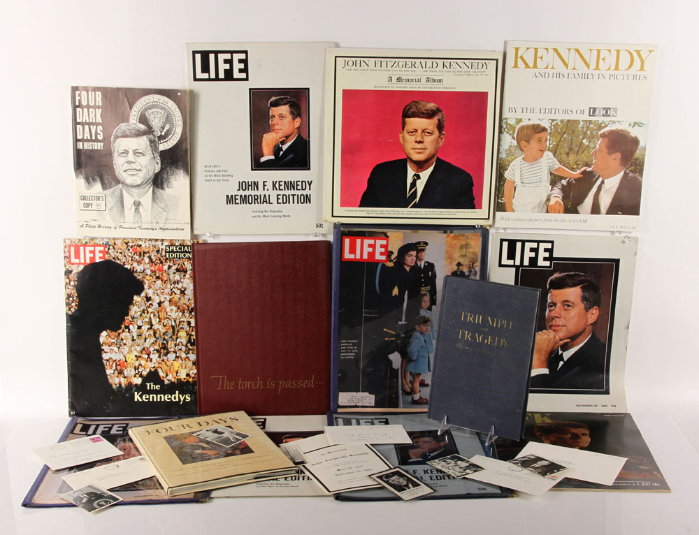 Appraisal: - John F Kennedy Memorabilia Lot of John F Kennedy