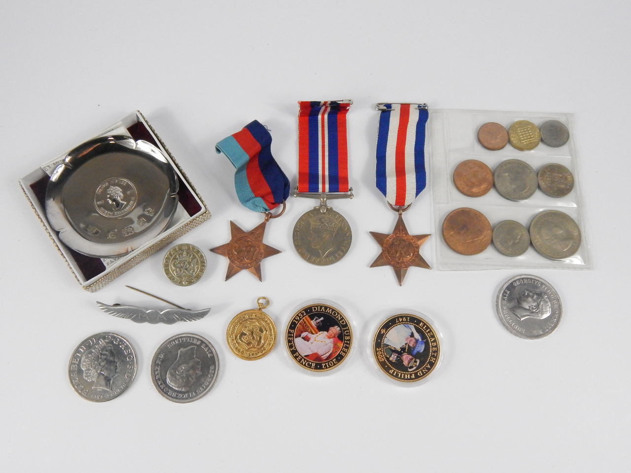 Appraisal: Three WWII medals comprising The - Star France and Germany