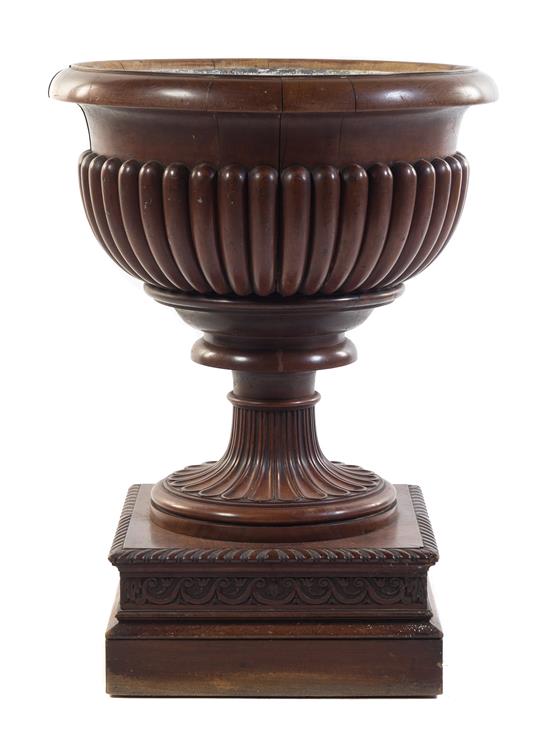 Appraisal: Sale Lot A William IV Mahogany Jardiniere of robust reeded