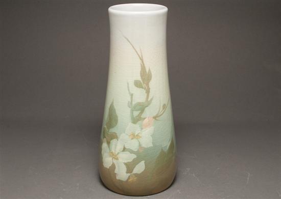 Appraisal: Rookwood vellum glazed art pottery vase first quarter- th century