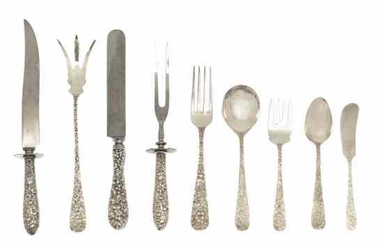 Appraisal: An American Sterling Silver Flatware Service for Twelve Stieff in