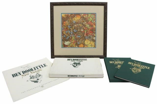 Appraisal: lot of Bev Doolittle New Magic collection book and print