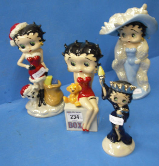 Appraisal: Wade Betty Boop Large Figures Toy Box Liberty Christmas Time