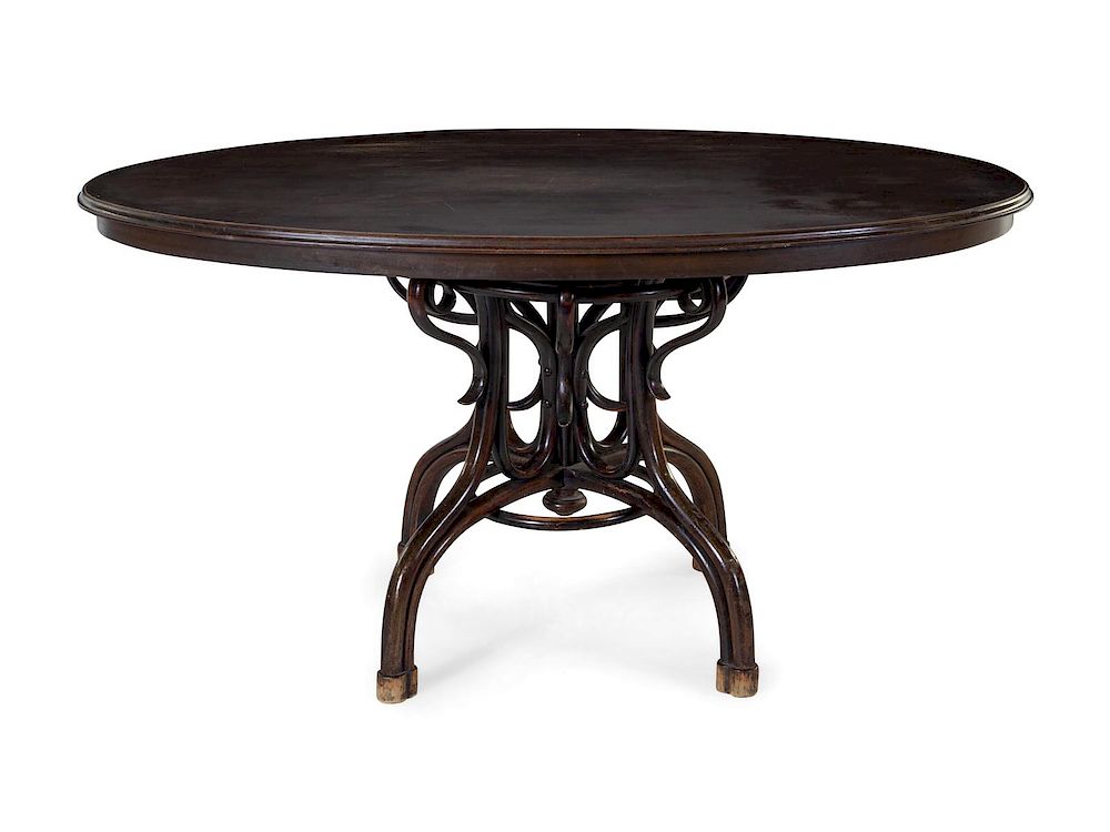 Appraisal: Vienna Secessionist Movement th Century Dining Table Vienna Secessionist Movement