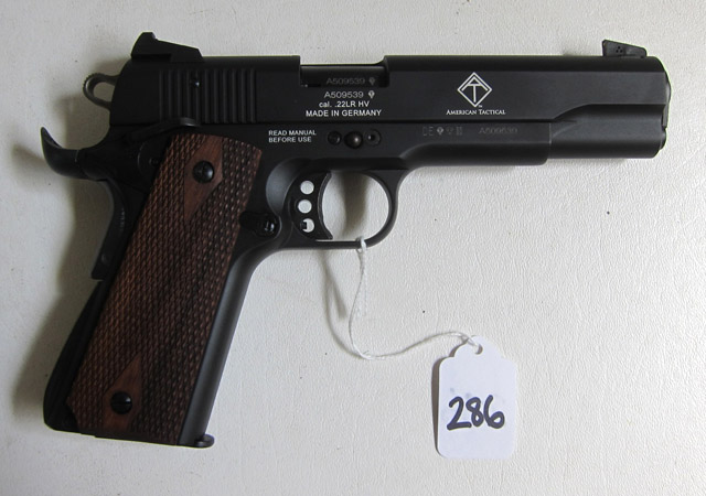 Appraisal: GERMAN SPORT GUNS MODEL SEMI AUTOMATIC PISTOL lr caliber barrel