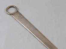 Appraisal: Provincial York silver A large Georgian silver meat skewer by