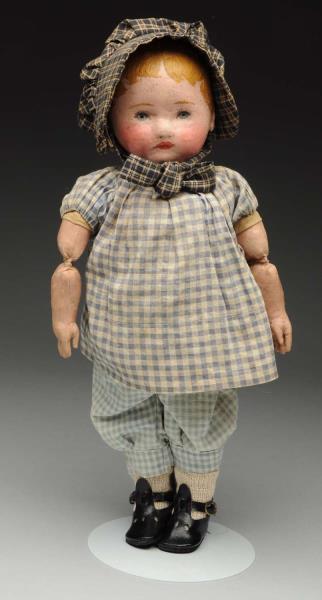 Appraisal: Charming Chase Stockinet Doll All cloth with molded face and