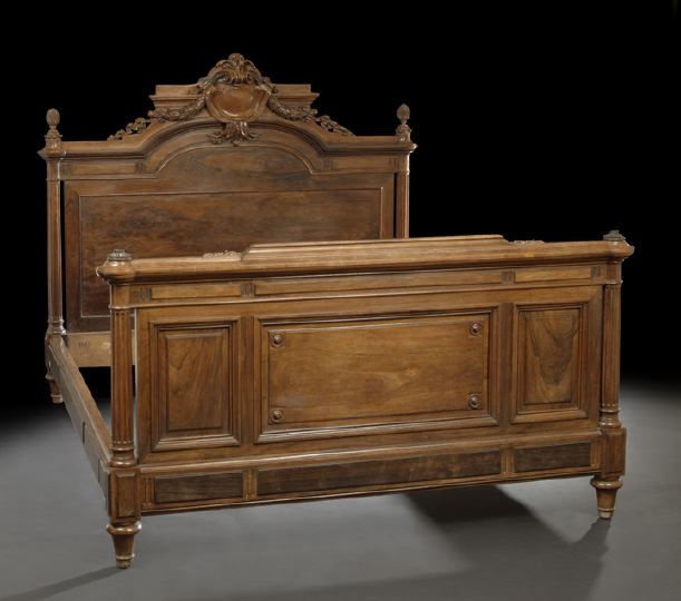 Appraisal: Napoleon III Rosewood Bed third quarter th century the paneled