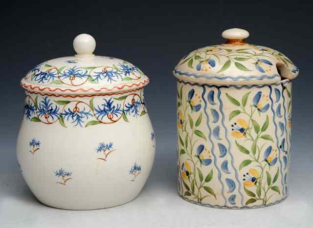 Appraisal: Grace Barnsley Davies British - Two Arts Crafts Wedgwood pots