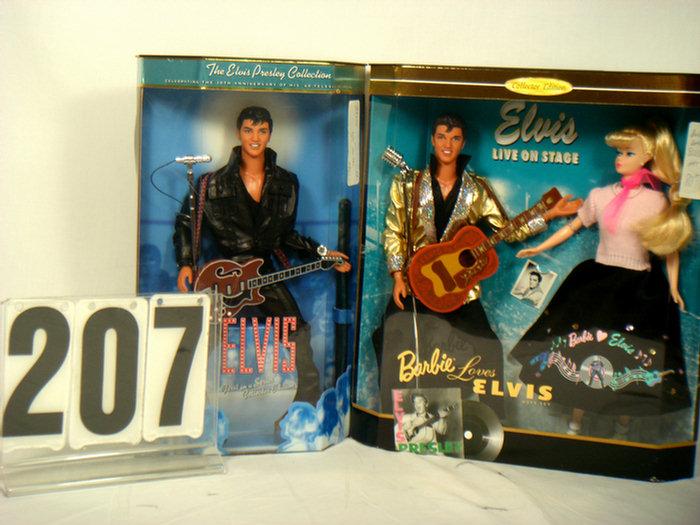 Appraisal: Mattel Barbie loves Elvis and Elvis Doll MIB Both mint